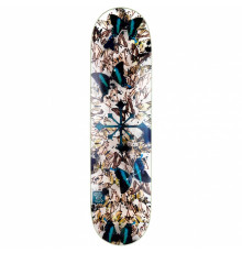 Дека скейтборд DISORDER SKATEBOARDS MONARCH HEAVEN DECK BLACK/ WHITE/ BLUE 8,5"