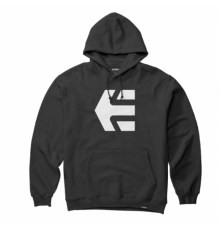 Худи ETNIES ICON HOODIE 2024 BLACK/WHITE