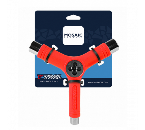 Ключ для скейтборда MOSAIC Y TOOL RED