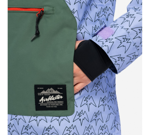 Женский анорак AIRBLASTER FREEDOM PULLOVER 2024 THISTLE TERRY