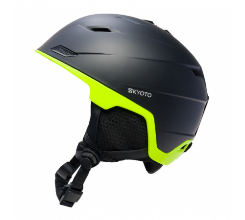 Шлем KYOTO DABURU 2024 HELMET BLACK/ACID YELLOW