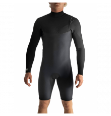 Мужской гидрокостюм FOLLOW 2023 ZIPPERLESS 2/2MM L/S SPRINGY BLACK