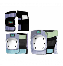Комплект защиты для скейтборда DNA PASTEL PURPLE KNEE & ELBOW KIDS PACK