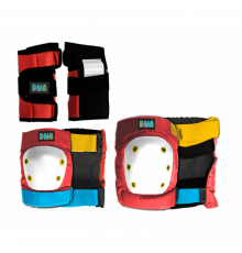 Комплект защиты для скейтборда DNA RED KNEE & ELBOW KIDS PACK