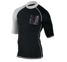 Лайкра мужская MDNS Fashion SS Rashvest Black/Grey 2022