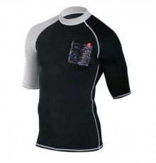 Лайкра мужская MDNS Fashion SS Rashvest Black/Grey 2022