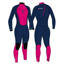 Гидрокостюм детский MDNS Pioneer Girl 4/3mm Steamer Navy/Pink 2022