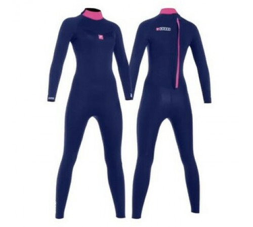 Гидрокостюм женский MDNS Pioneer Women Steamer 4/3mm BZ Navy/Pink 2022