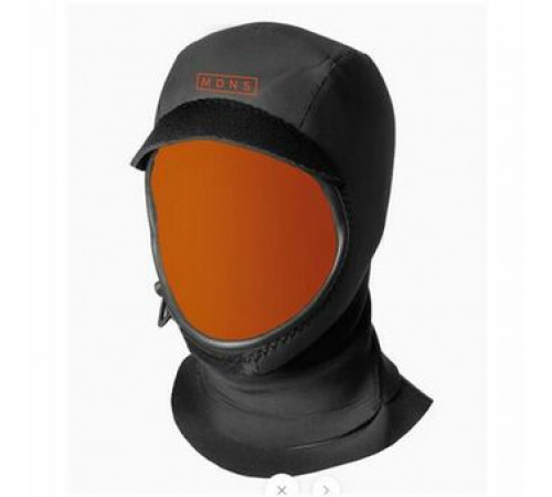 Гидрошлем MDNS Prime Full Hood 3mm Black/Orange 2023
