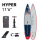 SUP-доска надувная для туризма Aqua Marina Hyper 11'6" 2023