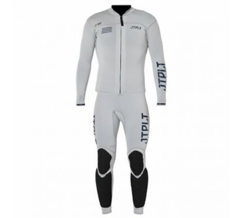 Гидрокостюм мужской длинный без рукавов+гидрокуртка на молнии Jetpilot RX Vault Race John+Jacket grey 2024