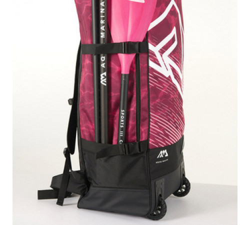 Сумка-рюкзак на колесах Aqua Marina Premium Luggage Bag (Raspberry 90L) 2023