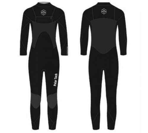 Гидрокостюм PolarTech Pilot 5/3 mm Fzip Fullsuit Men