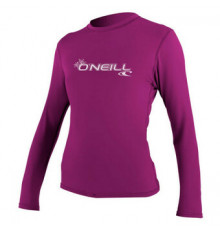 Лайкра женская O'Neill WMN Basic Skins L/S Sun Shirt Fox Pink 2021