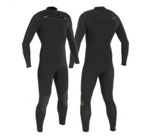 Гидрокостюм мужской MDNS Puur Men Yulex Eco 3/2 mm CZ Black/Yellow 2022