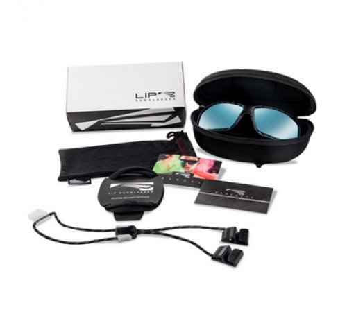 Спортивные очки LiP Surge / Matt Black-Black / PCPL / Levanté Series ML Blue Smoke AF