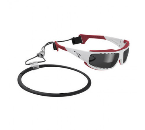 Спортивные очки LiP Typhoon / Gloss White - Red / Zeiss / PA Polarized / Methane Smoke