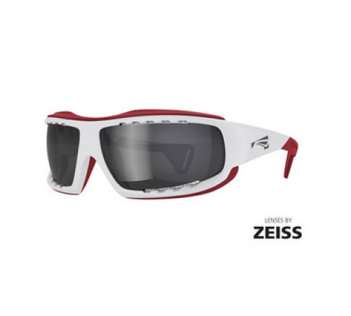 Спортивные очки LiP Typhoon / Gloss White - Red / Zeiss / PA Polarized / Methane Smoke