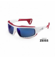 Спортивные очки LiP Typhoon / Gloss White - Red / Zeiss / PA Polarized / Gun Blue
