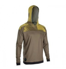 Гидромайка ION Wetshirt Hood Men LS dark olive 2021