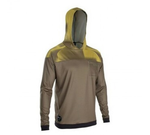 Гидромайка ION Wetshirt Hood Men LS dark olive 2021
