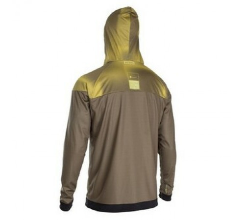 Гидромайка ION Wetshirt Hood Men LS dark olive 2021